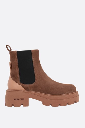 SERGIO ROSSI sr Milla suede chelsea boots Woman