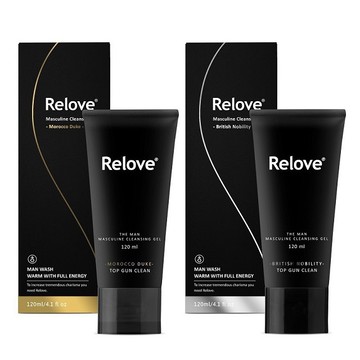 【二入優惠】RELOVE 男性專用私密潔淨凝露120ml