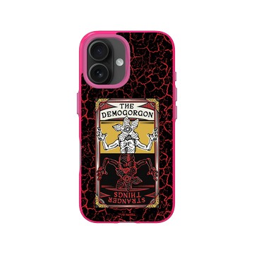 iPhone 16 Clear 粉漾桃 - Stranger Things - 魔神卡牌