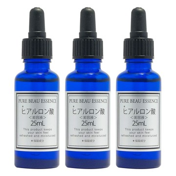 JAPAN GALS 玻尿酸美容精華液  25ml  3瓶
