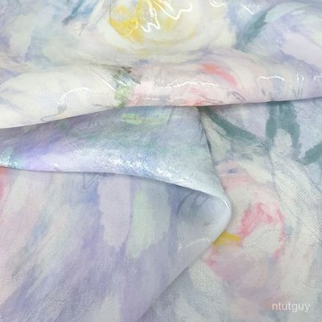 【透氣輕盈】仿真絲中國風現代提花diy手工連衣裙布料 030W