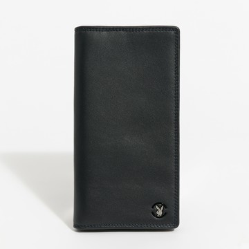 PLAYBOY - 翻蓋長夾  Prestigious系列 - 深藍色/161-1513-56-3