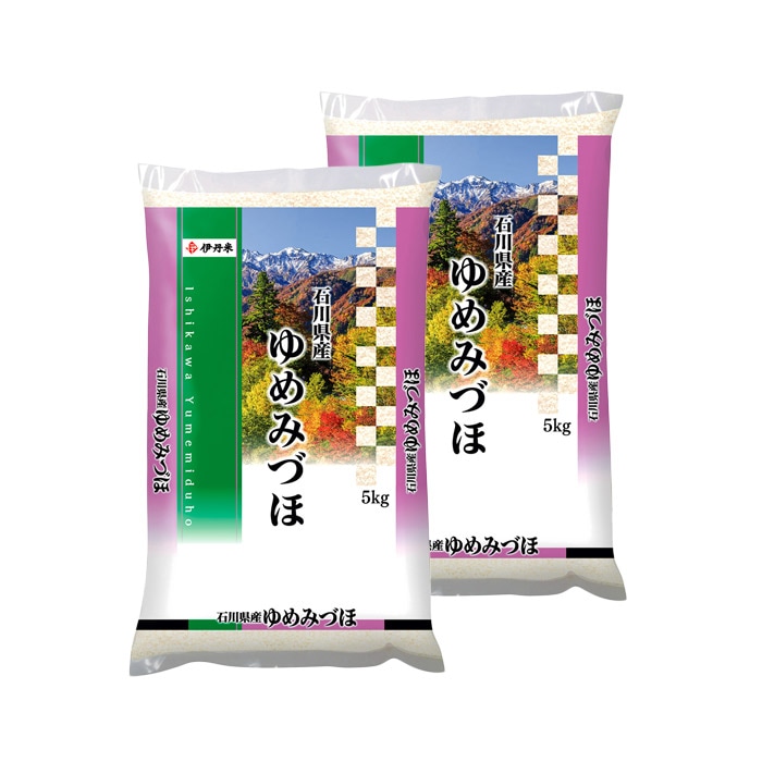 令和4年産 石川県産 ゆめみづほ 5kgが2袋 10kg 米 お米 白米 おこめ 精米 単一原料米 ブランド米 10キロ 国内産 国産