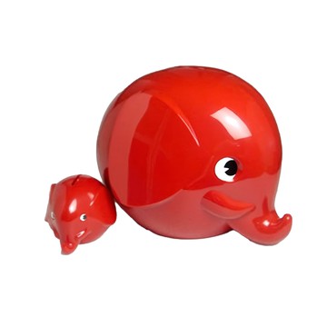 palaset 芬蘭 胖胖象存錢筒  大紅色  1個