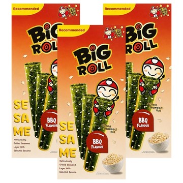 TAO KAE NOI 小老板 芝麻海苔棒棒捲 BBQ  7.5g  3個