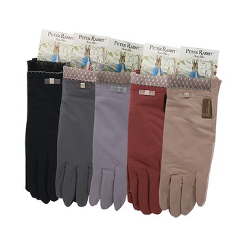 比得兔冰感高彈力花邊防滑防曬手套-GL8911-4雙入