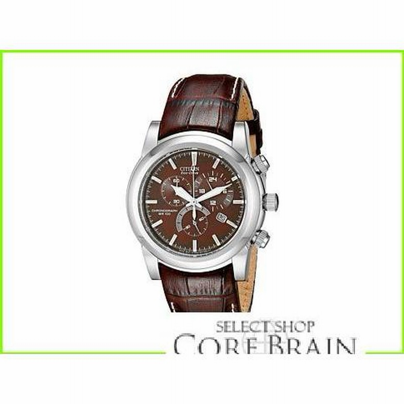 Citizen Watches AT0550 11X Eco Drive Chronograph Stainless Watch