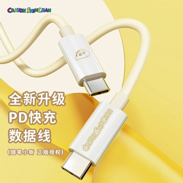 L區) 正版 蠟筆小新 快充線 PD 100W 快充 數據線 手機 平板 type-c 轉 Lightning 充電線