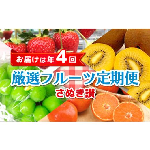 ふるさと納税 香川県 さぬき市  さぬき市 厳選 季節のフルーツ 旬の果物 4回 お届け 人気 【 香川県 讃岐 いちご キウイ シャインマスカット み…