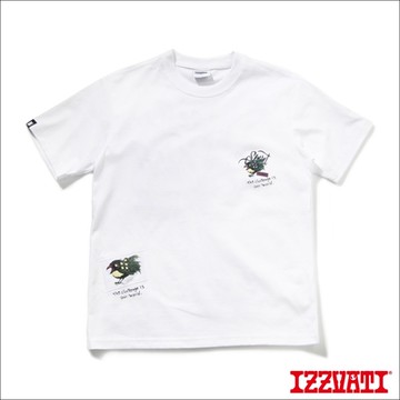 IZZVATI-奇異鳥短T-白色