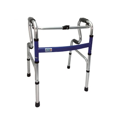 【助行器】富士康 FZK-3134 R型扁管助行器・固定式步行架・鋁合金助行器・彎把設計・無輪輔具・復健訓練・老人步行器・可調高低・社福捐贈・長照補助申請