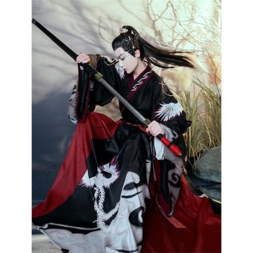 【如夢霓裳丨鳴沙 】漢服男女款晉制交領大袖襦裙一片式齊腰破裙