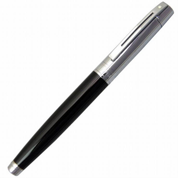 SHEAFFER シェーファー シェーファー300 ブラッククローム 万年筆 ペン先 M 中字 おしゃれ プレゼント 贈り物 祝い品