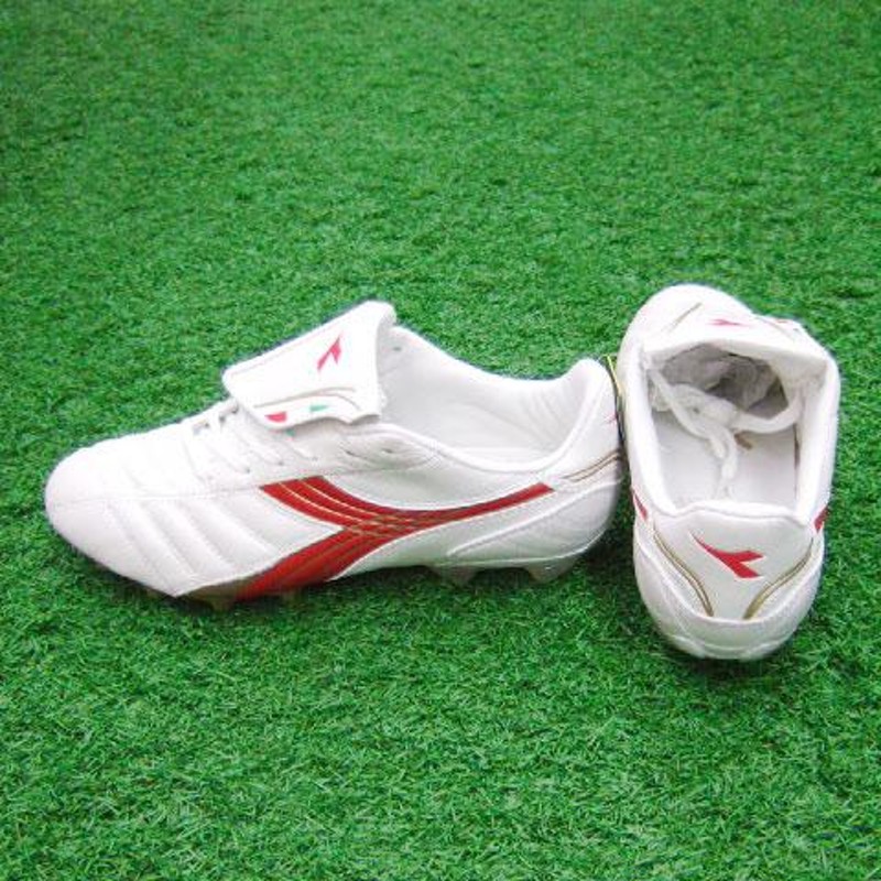 LX LT MG14 J ホワイト×レッド 【diadora|ディアドラ】サッカースパイク149577-c0760 | LINEブランドカタログ