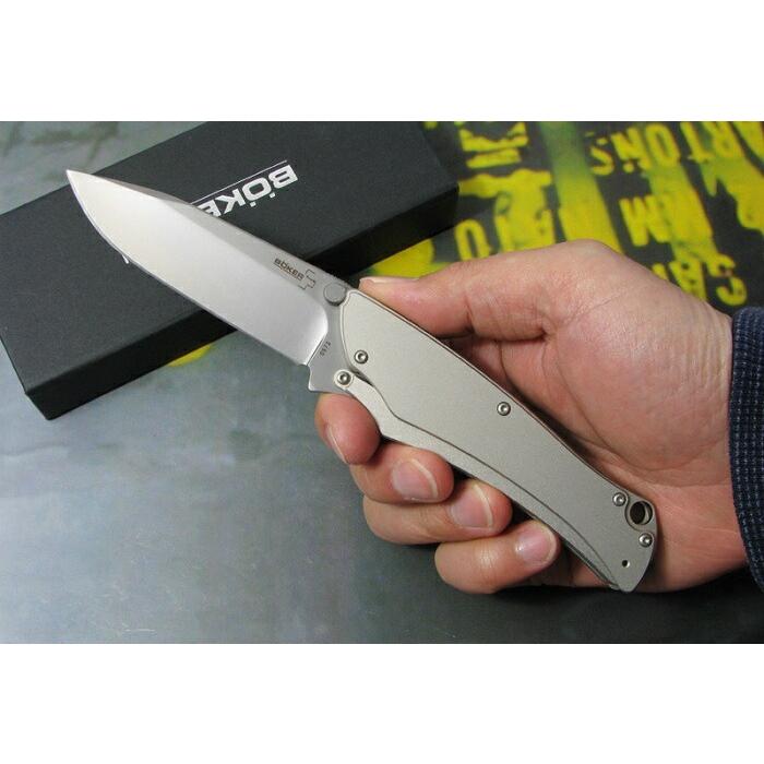 BOKER Plus ボーカー プラス #01BO040 グリップロック グレー フォールディングナイフ レターパックプラス配送可