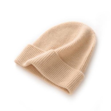 羊調簡約單挽邊女通用秋冬帽子