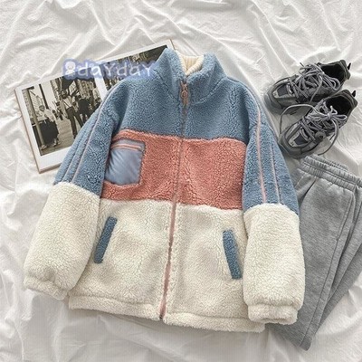 フリースジャケット レディース ジャケット モ 厚手 立ち襟 フリース 冬ジャケット オーバーサイズ ハイネック 通販 Lineポイント最大get Lineショッピング