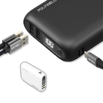 joeki雙向快充行動電源 10000mah 18w 雙usb type-c dz0220