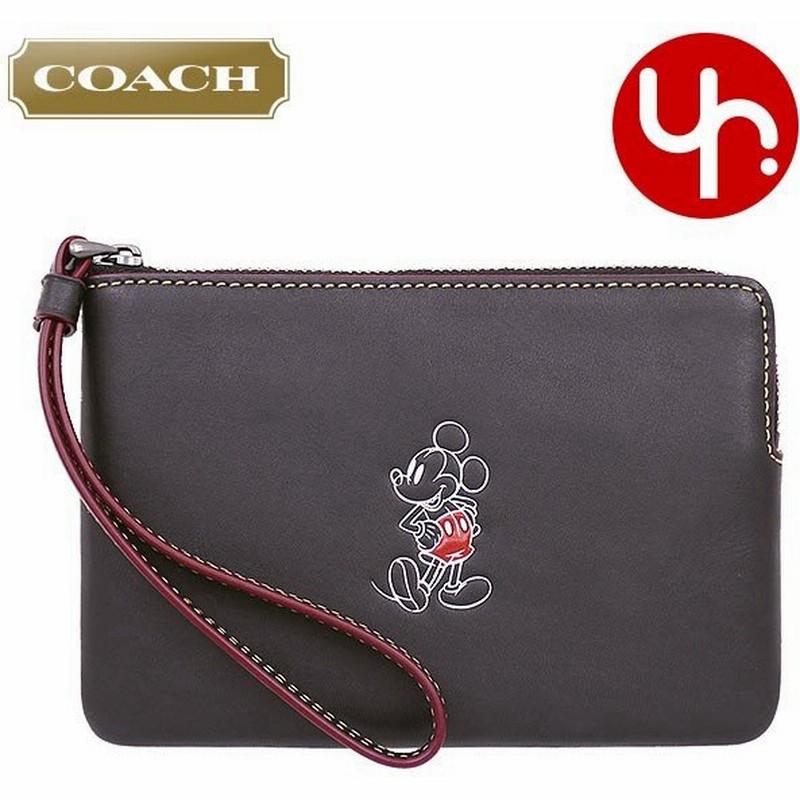 コーチ Coach 小物 ポーチ F ブラック コーチ ディズニー コラボ ミッキーマウス レザー コーナー ジップ リストレット アウトレット レディース 通販 Lineポイント最大0 5 Get Lineショッピング