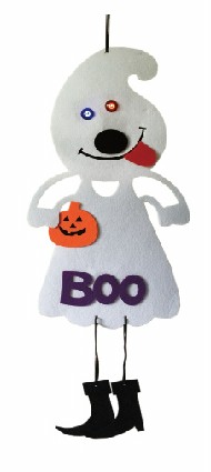 帶燈萬聖幽靈吊飾，萬聖節/發光/佈置/裝飾/擺飾/會場佈置/櫥窗/壁貼/布旗/店面裝飾/道具/教室佈置/吊飾，X射線【W406720】