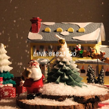 免運 公司貨 開立發票 聖誕裝飾 香薰蠟燭 交換禮物 伴手禮 聖誕禮盒 圣誕樹香薰蠟燭擺件香氛伴手禮創意禮盒裝圣誕節禮物生日圣誕蠟燭 快速出貨D