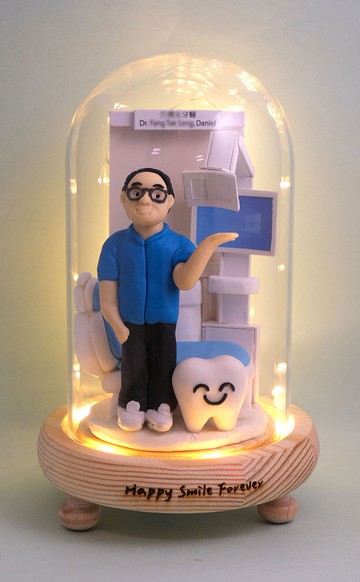 榮休記念小禮品,可客製名字.提供相片客製人物造型(醫護造型)