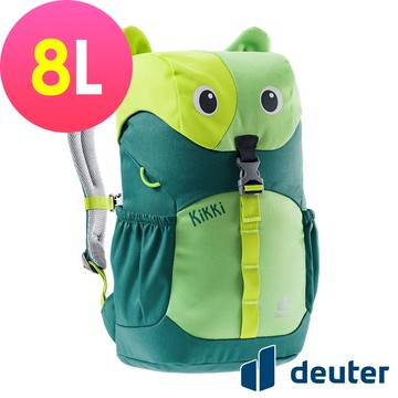 【deuter 德國】可愛造型貓咪kikki兒童背包8L(3610421綠/深綠)
