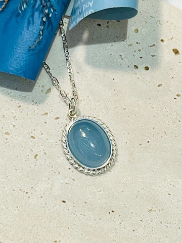 月海-海藍寶項鍊