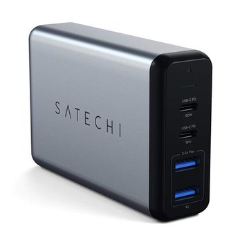 【日本代購】Satechi 75W 雙 Type-C 旅行充電器 2 USB-C PD  PSE認證  MacBook Air,  Pro  iPad Pro