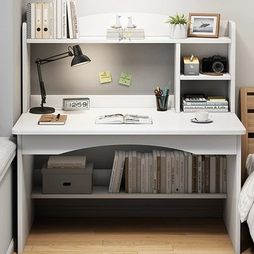 簡約無門書桌  100 x 48 x 120cm  白色