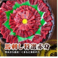 熊本直送　国産馬刺しブロック肉　赤身500g 馬肉ユッケ500g　合計1kgセット(山都町)