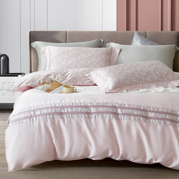 天絲™60支Micro萊賽爾LF纖維 / 四件式兩用被床包組 / 柔語花眠