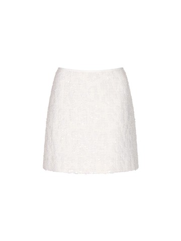 Spangle Slightly A-Line Mini Skirt