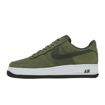 Nike 休閒鞋 Air Force 1 07 LV8 男鞋 綠 麂皮 經典 AF1 IB6388-200