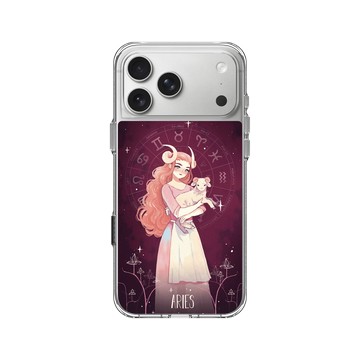 iPhone 17 Pro Max Clear Case（相機按鈕） 透明 - Ludmilacerafoce - 牡羊座