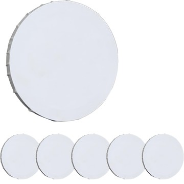 Beliean 專家用美術圓形畫布 6入  20cm x 1.6cm  棉布