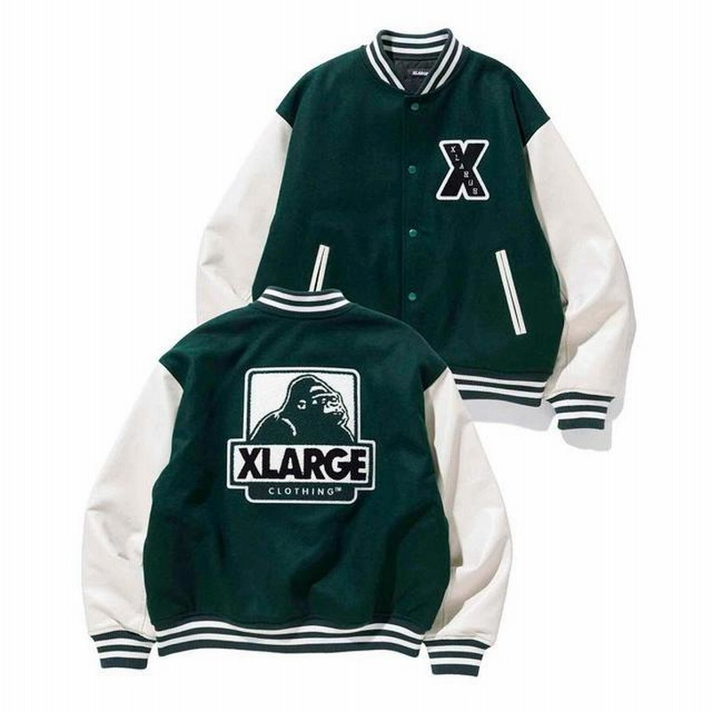 エクストララージ XLARGE OG VARSITY JACKET スタジャン ヴァー 