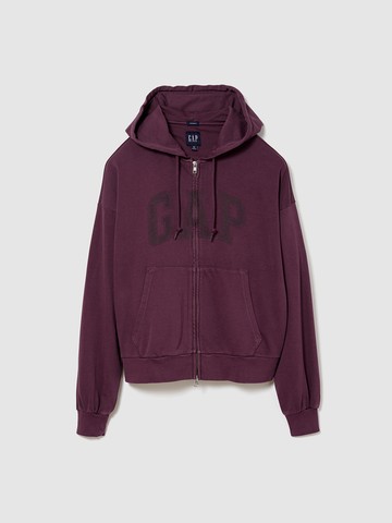 VintageSoft寬版Gap Logo拉鍊帽T外套