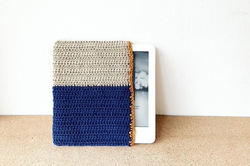 【endorphin】Kindle 電子閱讀器 編織收納保護套 撞色款