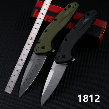 【热销】熱銷Kershaw1812卡秀戶外折刀便攜EDC多功能摺疊刀鋒利水果刀