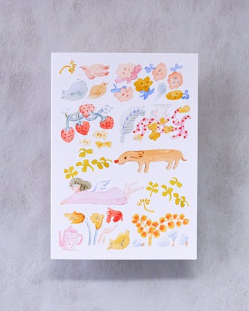 微醺 (純插畫)  心意卡