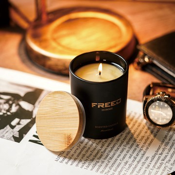 [快速出貨] 【FREED】台灣製造天然手作大豆香氛蠟燭系列 - 藏茗之境清新木質 (Thé Impéria） 客製化訊息蠟燭 生日禮物 送禮推薦 男生禮物 客製化刻字 開運香氛 睡眠香氛
