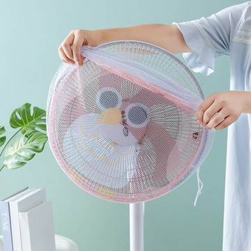 防夾手電風扇罩小孩防護網防塵罩套全包兒童寶寶圓形安全保護網罩