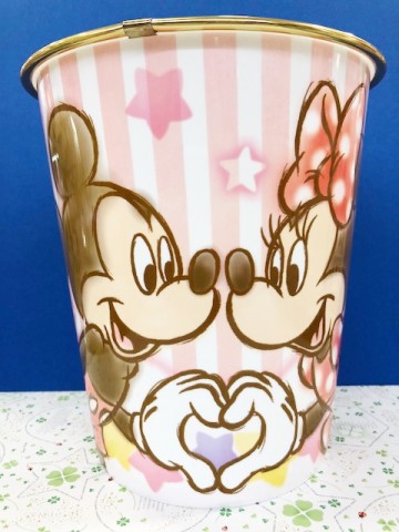 【震撼精品百貨】米奇/米妮_Micky Mouse~米奇塑膠垃圾桶-條紋#06684