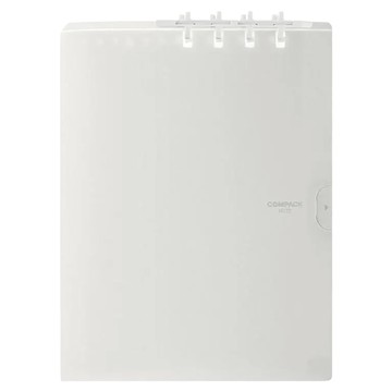 KING JIM COMPACK 可對折活頁筆記本 B5尺寸  白色  1本