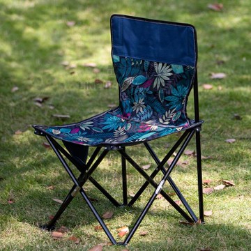 戶外折疊椅子便攜式露營小馬扎釣魚凳子美術生靠背板凳【步行者戶外生活館】