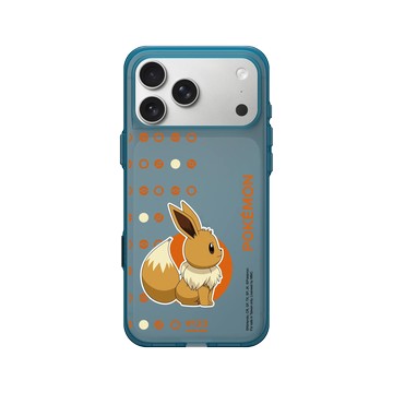 iPhone 17 Pro Max Clear (相機按鈕) 夜幕藍 - 寶可夢 Pokemon - 印花系列-伊布