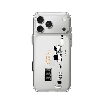 iPhone 17 Pro Max Clear Case（相機按鈕） 透明 - 馬來貘 Laimo - Nothing to Declare