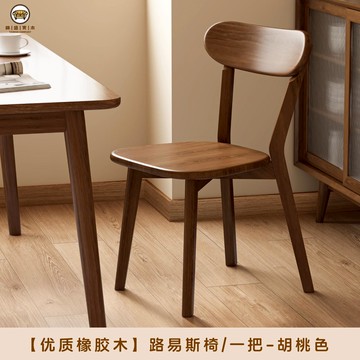 免運 餐椅 家用背靠椅 餐桌椅 休閒椅 實木椅子餐椅家用餐桌椅商用簡約靠背椅木頭復古意式專用餐廳凳子可開立發票 工廠直銷 店長優選 售後保障 j552