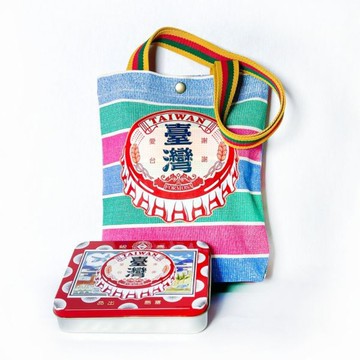 謝謝愛台-嘎嘰肩揹提袋鐵盒組